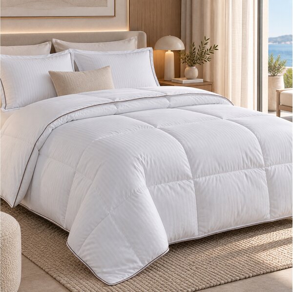 Πάπλωμα Μονό NiceFeelings από 100% Satin Microfiber, με βάρος 200GSM και διαστάσεις 160x240cm