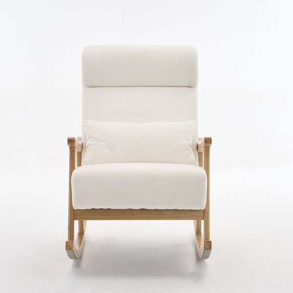 Κουνιστή Πολυθρόνα (66x95.5x98.5) Spitishop Ontario White