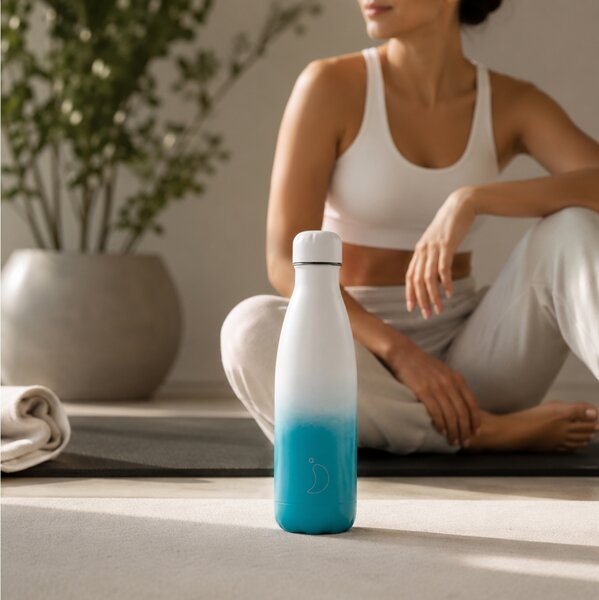 Μπουκάλι Θερμός Original Gradient Chilly's με χωρητικότητα 500ml και διατήρηση θερμοκρασίας 12h ζεστό / 24h κρύο - Arctic Evening