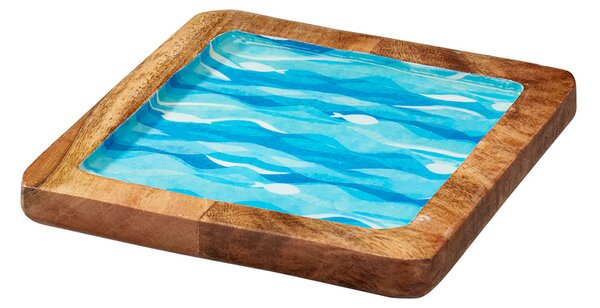 Πιατέλα Διακόσμησης (20x20) K-M Blue A55600420