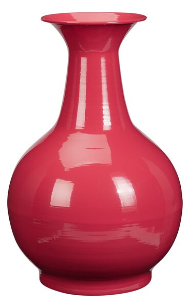 Διακοσμητικό Βάζο (Φ24x38) K-M Shiny Pink FZ1002570