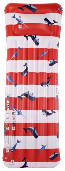 Φουσκωτό Στρώμα Θαλάσσης (177x67x19) Swim Essentials Whale Red White