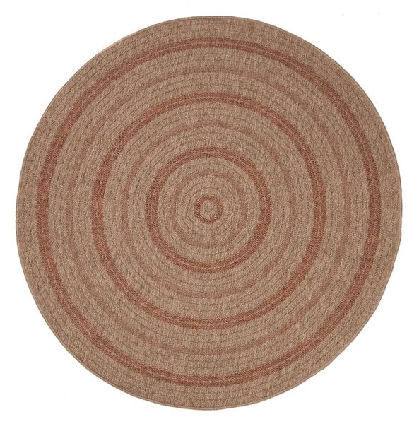 Στρογγυλό Χαλί Καλοκαιρινό (Φ160) Royal Carpet Avanos 8863 Tobacco
