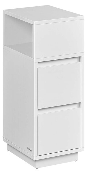 Κομοδίνο Με 2 Συρτάρια & Ράφι (30x25x65) Vasagle LET656W01V2