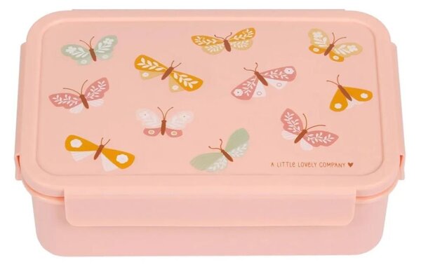 Φαγητοδοχείο Με Χωρίσματα 1.2lt (22x14.5x7) Α Little Lovely Company Butterflies BBBUPI67