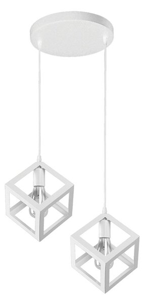 Φωτιστικό Οροφής Δίφωτο Heronia Kyvos 35-0106 White