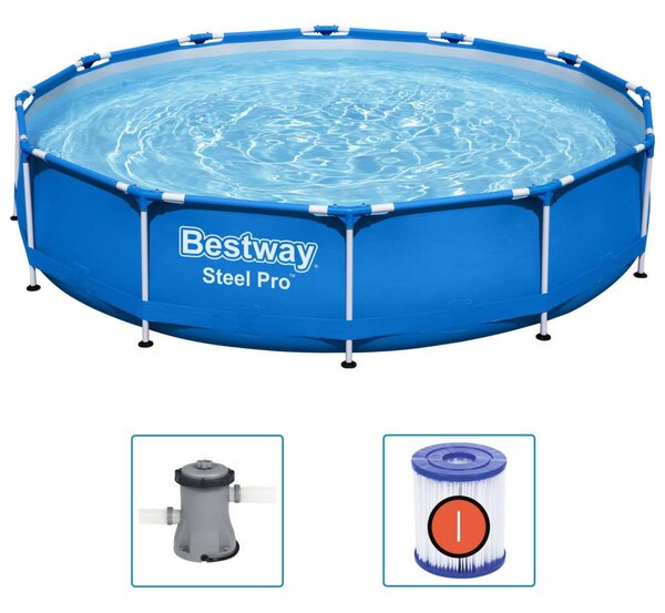 Bestway Πισίνα με Σκελετό Steel Pro 366 x 76 εκ