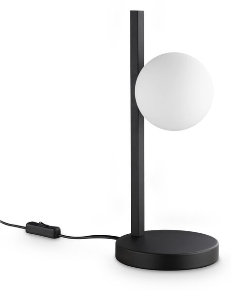 IDEAL LUX Επιτραπέζιο φωτιστικό Binomio, μαύρο, ύψος 38 εκ., μέταλλο, Μαύρο, Σαλόνι / τραπεζαρία, Μέταλλο, σύγχρονο