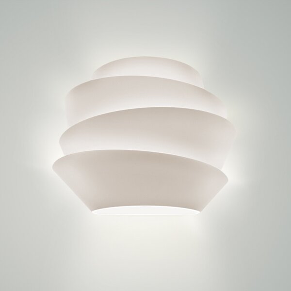 Foscarini Le Soleil απλίκα R7s, λευκό, ρυθμιζόμενος, Λευκό, Σαλόνι / τραπεζαρία, Πλαστικό, σχεδιασμός