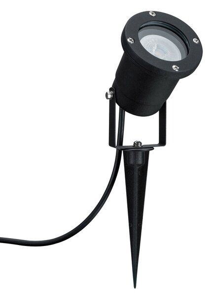 Paulmann Special Line LED φωτιστικό ακίδας γείωσης, μαύρο, Μαύρο, Μέταλλο, σύγχρονο