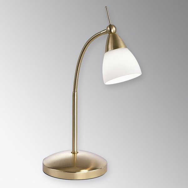 Paul Neuhaus Επιτραπέζιο φωτιστικό Pino, ορείχαλκος, 45 cm, dimmable, G9, ρυθμιζόμενος, Χρυσό / Ορείχαλκου, Σαλόνι / τραπεζαρία, Μέταλλο, σύγχρονο