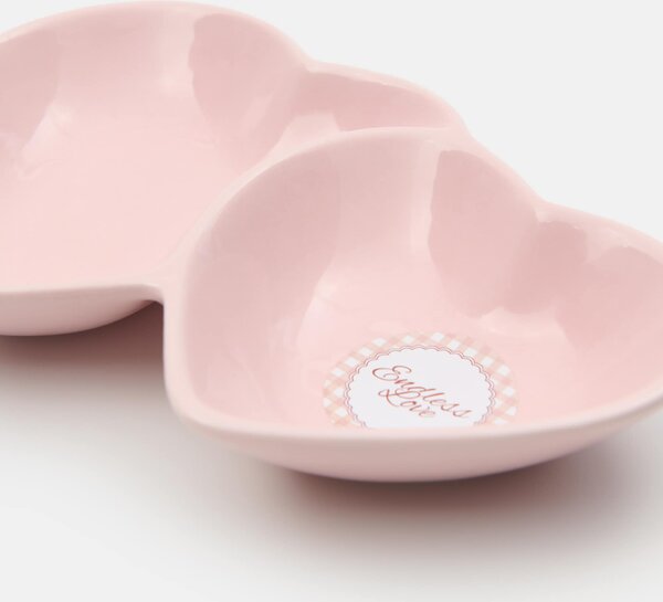 Sinsay - Δίσκοι σερβιρίσματος σε σχήμα καρδιάς 2 pack - ροζ