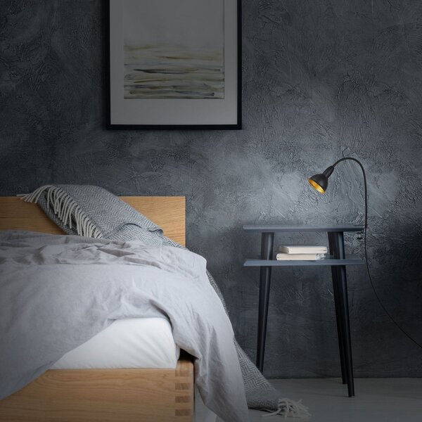 Briloner Σφιγκτήρας φωτός Hygge Comfort light Retro, μαύρο, Μαύρο, Σαλόνι / τραπεζαρία, Μέταλλο, Vintage