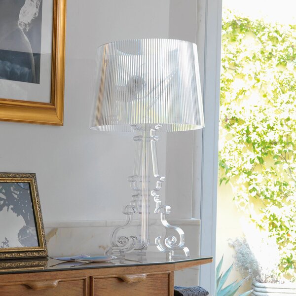 Kartell Bourgie - επιτραπέζιο φωτιστικό LED, διάφανο, ρυθμιζόμενος, Διαφανές, Σαλόνι / τραπεζαρία, Πλαστικό, σχεδιασμός