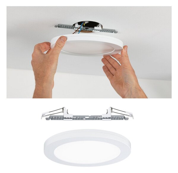 Paulmann Cover it LED πάνελ εσοχής 4.000 K 22,5 cm, Λευκό, Σαλόνι / τραπεζαρία, Πλαστικό, Φωτιστικά εσοχής στρογγυλά