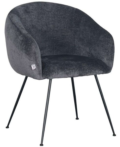 Πολυθρόνα 617-124-104 1280 62x60x79cm Grey-Black