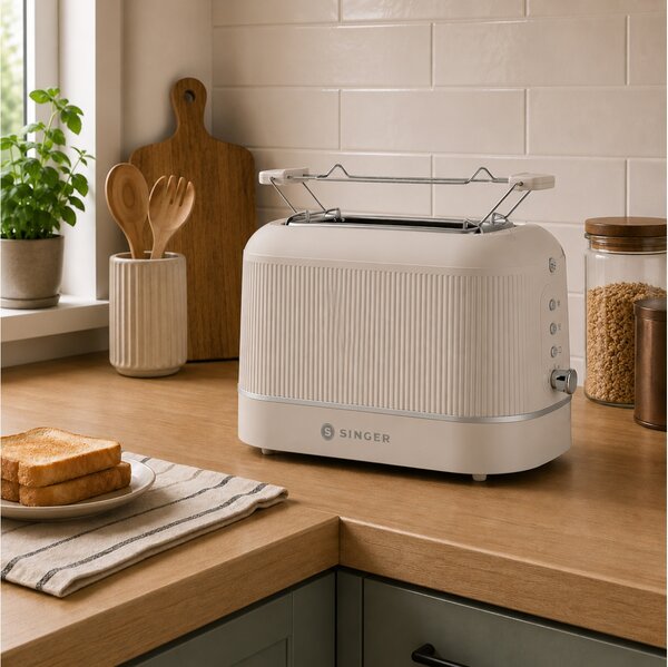 Τοστιέρα Singer Tiffanys TOA 1410IV - 850W - Ivory