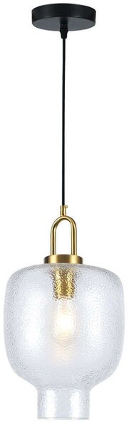 Φωτιστικό Οροφής Oslo 4312200 23x150cm 1xE27 40W Clear-Gold Viokef