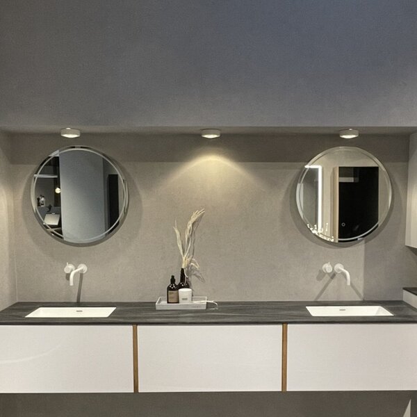 LOOM DESIGN Sif LED φωτιστικό οροφής IP65 λευκό ρυθμιζόμενο, ρυθμιζόμενος, Λευκό, Μπάνιο, Μέταλλο, σύγχρονο