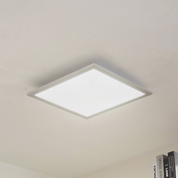 Arcchio LED πάνελ Lyndra, 40 cm, ασημί, αλουμίνιο, dimmable, CCT, ρυθμιζόμενος, Μεταλλικό, Σαλόνι / τραπεζαρία, Αλουμίνιο, σύγχρονο