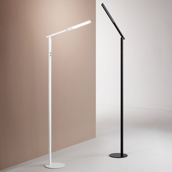 Fabas Luce Φωτιστικό δαπέδου LED Ideal, μονόφωτο, CCT, λευκό, ρυθμιζόμενος, Λευκό, Σαλόνι / τραπεζαρία, Μέταλλο, σύγχρονο