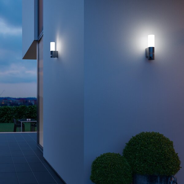 STEINEL L 605 S LED εξωτερικού τοίχου Αισθητήρας IP44, Μαύρο, Μέταλλο, σύγχρονο