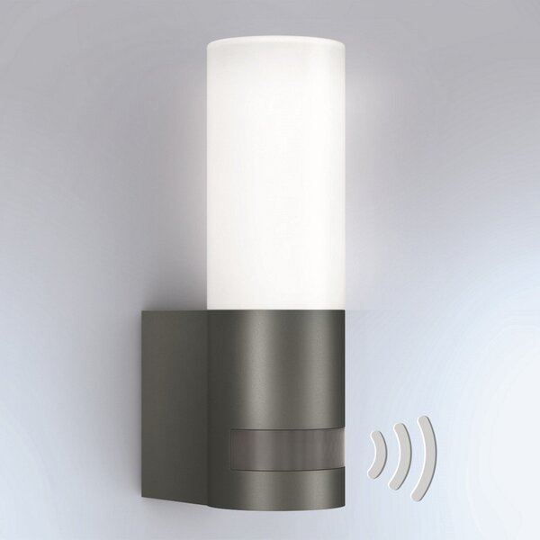 STEINEL L 605 S LED εξωτερικού τοίχου Αισθητήρας IP44, Μαύρο, Μέταλλο, σύγχρονο