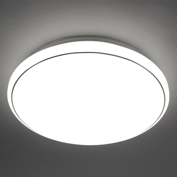 JUST LIGHT. GmbH Φωτιστικό οροφής LED Jupiter με εμφάνιση ουρανού αστέρια 60 cm, ρυθμιζόμενος, Λευκό, Σαλόνι / τραπεζαρία, Πλαστικό, σύγχρονο