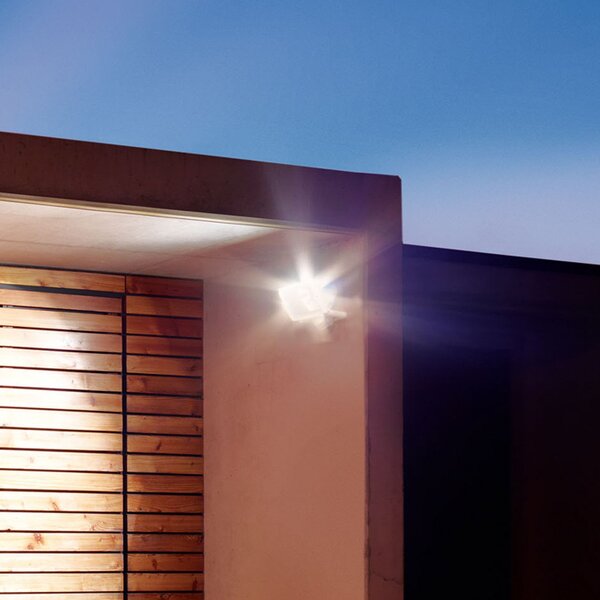 STEINEL Αισθητήρας LED εξωτερικού χώρου LS 300 S, μαύρος, IP44, Μαύρο, Μέταλλο, σύγχρονο