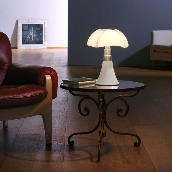 Martinelli Luce Minipipistrello επιτραπέζιο φωτιστικό λευκό, ρυθμιζόμενος, Λευκό, Σαλόνι / τραπεζαρία, Μέταλλο, σχεδιασμός