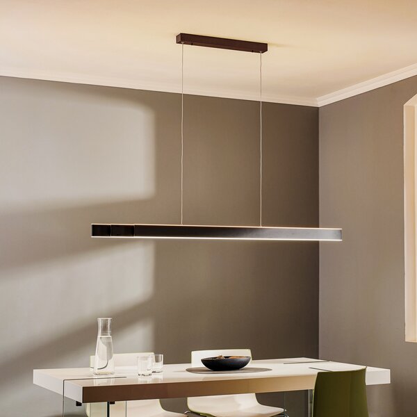 PURE Κρεμαστό φωτιστικό LED Lume, γραφίτη, CCT, ρυθμιζόμενος, Μαύρο, Σαλόνι / τραπεζαρία, Μέταλλο, σύγχρονο