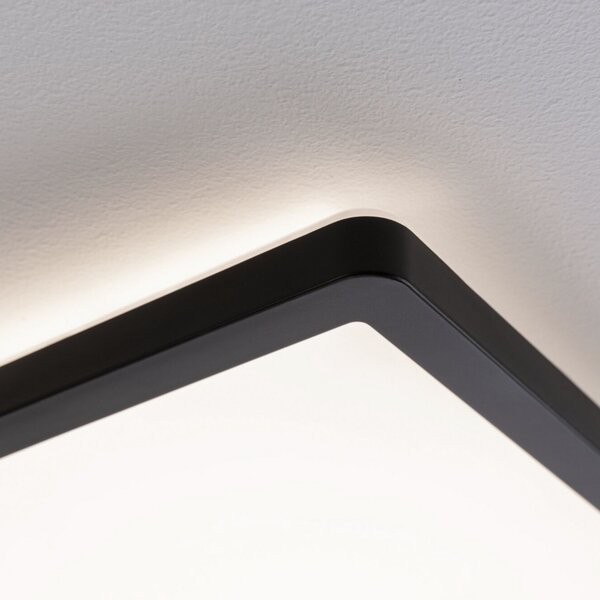 Paulmann Atria Shine πάνελ 3 βημάτων μαύρο 830 42x42, ρυθμιζόμενος, Μαύρο, Σαλόνι / τραπεζαρία, Πλαστικό, σύγχρονο