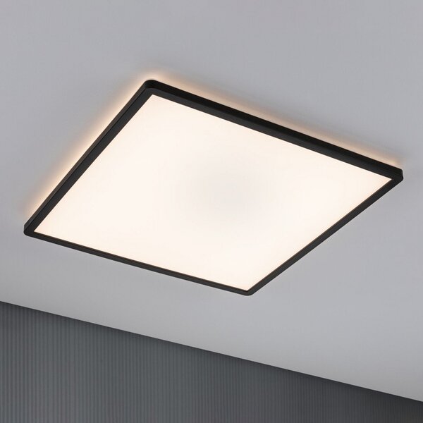 Paulmann Atria Shine πάνελ 3 βημάτων μαύρο 830 42x42, ρυθμιζόμενος, Μαύρο, Σαλόνι / τραπεζαρία, Πλαστικό, σύγχρονο