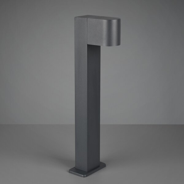 Trio Lighting Roya σοβατεπί φως, ανθρακί, ρυθμιζόμενος, Μαύρο, Μέταλλο, σύγχρονο