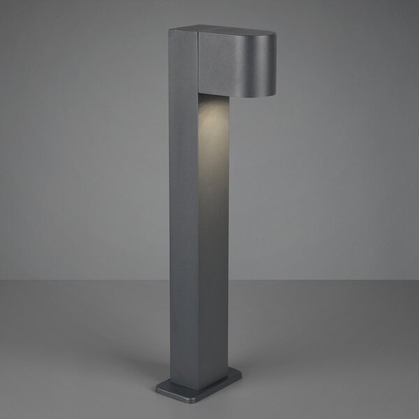 Trio Lighting Roya σοβατεπί φως, ανθρακί, ρυθμιζόμενος, Μαύρο, Μέταλλο, σύγχρονο