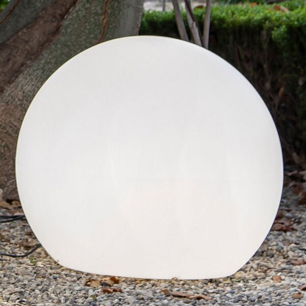 Newgarden Buly λάμπα δαπέδου, Ø 80 cm, Λευκό, Πλαστικό, σύγχρονο