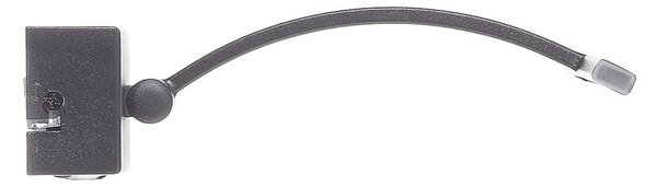 Freelight Φωτιστικό τοίχου Matisse LED, πλάτος 45 cm, μαύρο, ρυθμιζόμενος, Μαύρο, Σαλόνι / τραπεζαρία, Μέταλλο, σύγχρονο