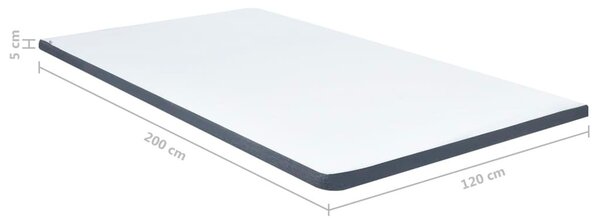 Ανώστρωμα για Κρεβάτι Boxspring 200 x 120 x 5 εκ. - Λευκό