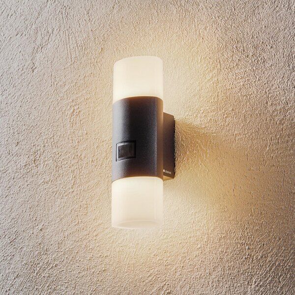 STEINEL L 910 S LED αισθητήρας φωτιστικού τοίχου ανθρακί, Μαύρο, Μέταλλο, σύγχρονο