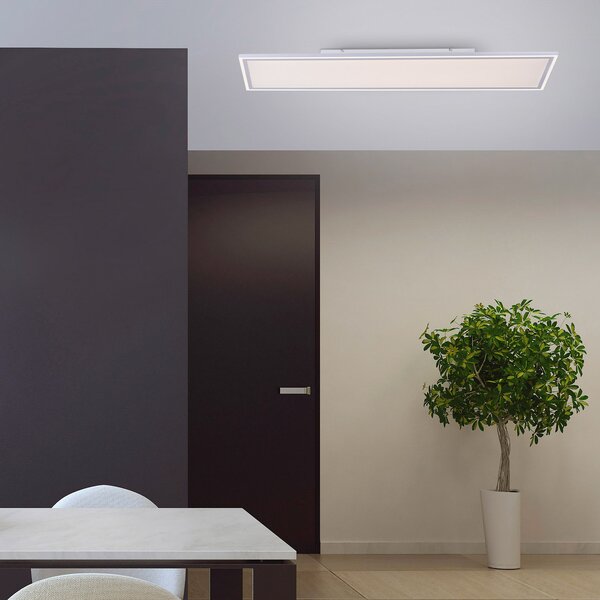 JUST LIGHT. GmbH LED πάνελ περιθωρίου, ρυθμιζόμενο λευκό, 121x31 cm, ρυθμιζόμενος, Λευκό, Κουζίνα, Πλαστικό, σύγχρονο
