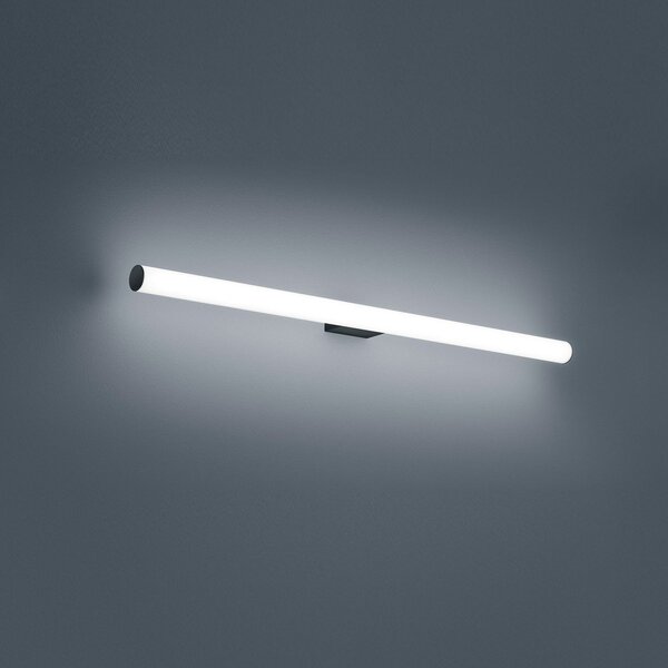 Helestra Loom LED καθρέφτης φωτός μαύρο 90 cm, Λευκό, Μπάνιο, Πλαστικό, σύγχρονο