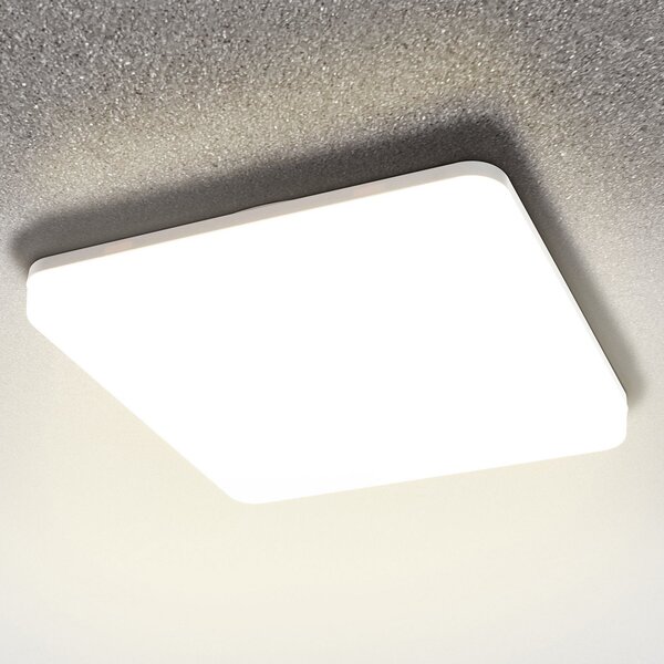 Heitronic Φωτιστικό οροφής LED Pronto, γωνιακό, 33 x cm, Λευκό, Πλαστικό, σύγχρονο