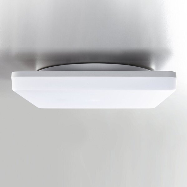 Heitronic Φωτιστικό οροφής LED Pronto, γωνιακό, 33 x cm, Λευκό, Πλαστικό, σύγχρονο