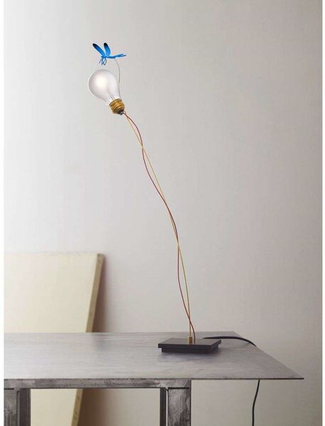 Ingo Maurer - I Ricchi Poveri Bzzzz Table Lamp Blue Ingo Maurer