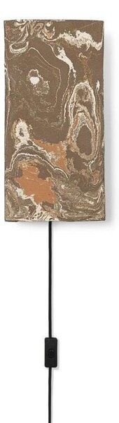 Ferm LIVING - Argilla Φωτιστικό τοίχου Rectangular Marble Mocha ferm LIVING