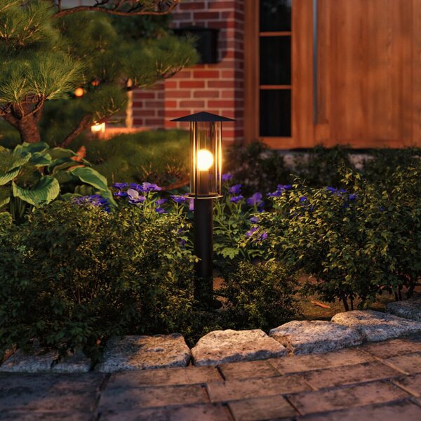 Paulmann Classic LED στρογγυλό φωτιστικό με χρυσό φως, Μαύρο, Μέταλλο