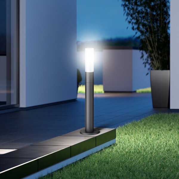 STEINEL LED φως μονοπατιών GL 65, 3.000 K, Γκρι, Μέταλλο, σύγχρονο