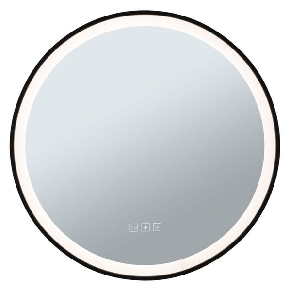 Paulmann - Mirra LED Illuminated Mirror IP44 Dim. Round Ø59 Μαύρο/Mirror Paulmann