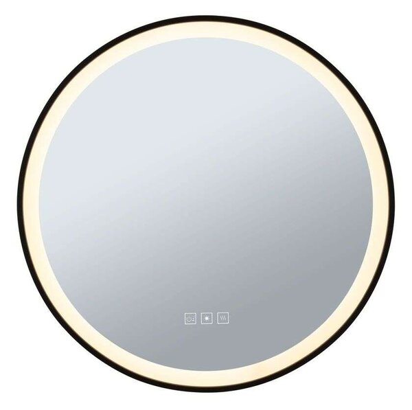 Paulmann - Mirra LED Illuminated Mirror IP44 Dim. Round Ø59 Μαύρο/Mirror Paulmann