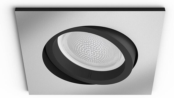 Philips Hue - Centura Recessed Alu Squared Bluetooth White/Color Amb. Philips Hue